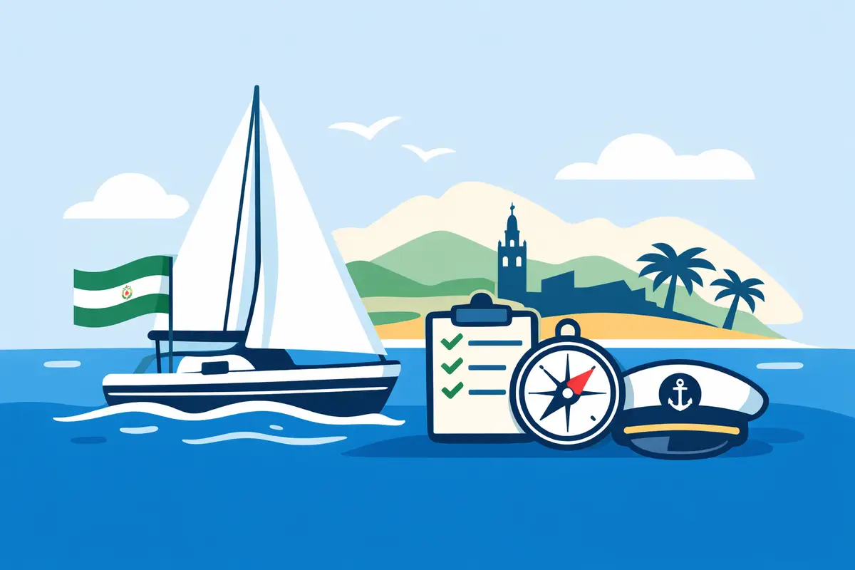 Exámenes oficiales de Andalucía en NauticaTest